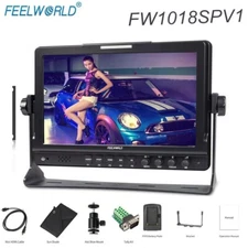 FEELWORLD FW1018SPV1 10.1 Inch DSLR Camera Field Monitor IPS 3G-SDI 4K HDMI
