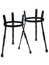 Double Conga Stand for 10 & 11" Congas Tumba Quinto Heavy Duty Adjustable Height