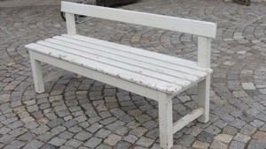 4 20 1018 Bank Gartenbank Ofenbank Kuchenbank Sitzbank Bauhaus Industrie Alt Ebay
