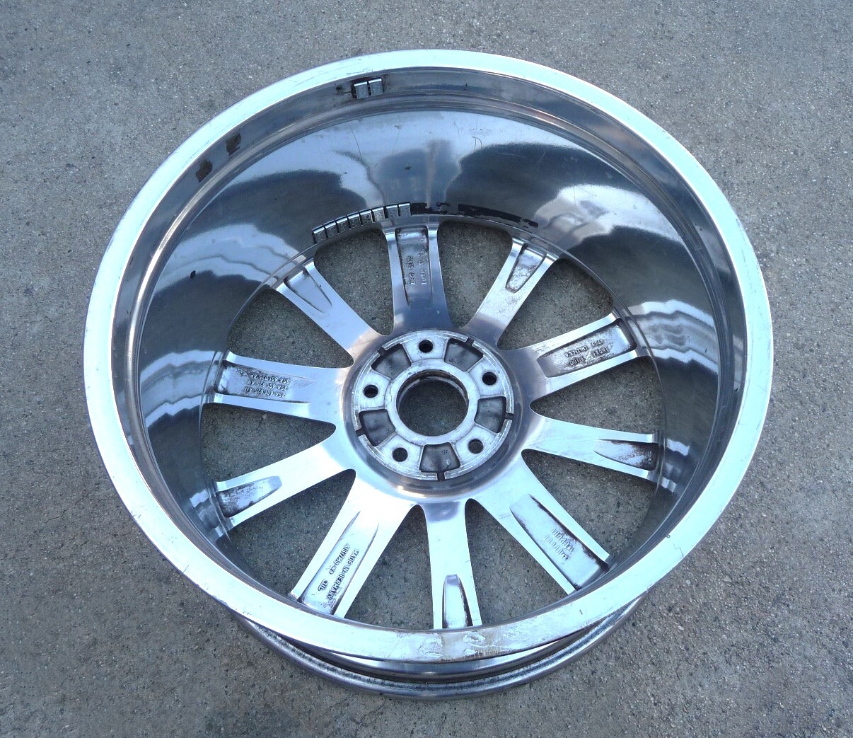 19-22 Bentley Continental GT Front Wheel Rim 9.5JX21H2 3SA601025AM Scratch OEM