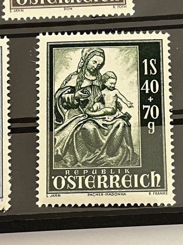 AUSTRIA 1948- Post WWII, Reconstruction of the Salzburger Dom, Complete Set, MNH - Picture 9 of 9