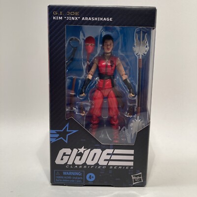 G.I. JOE CLASSIFIED SERIES KIM JINX ARASHIKAGE 124  6 IN. ACTION FIGURE  (NIB)