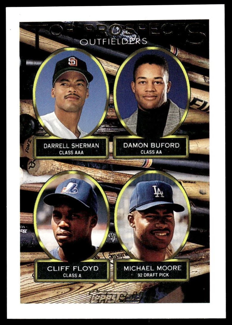 Topps Cliff Floyd Baseball Sports Trading Cards & Accessories for
