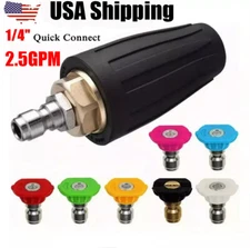 Pressure Washer Tips Turbo Nozzle, 4000 PSI Max, 360°Rotating Spray Turbo 7 nozz