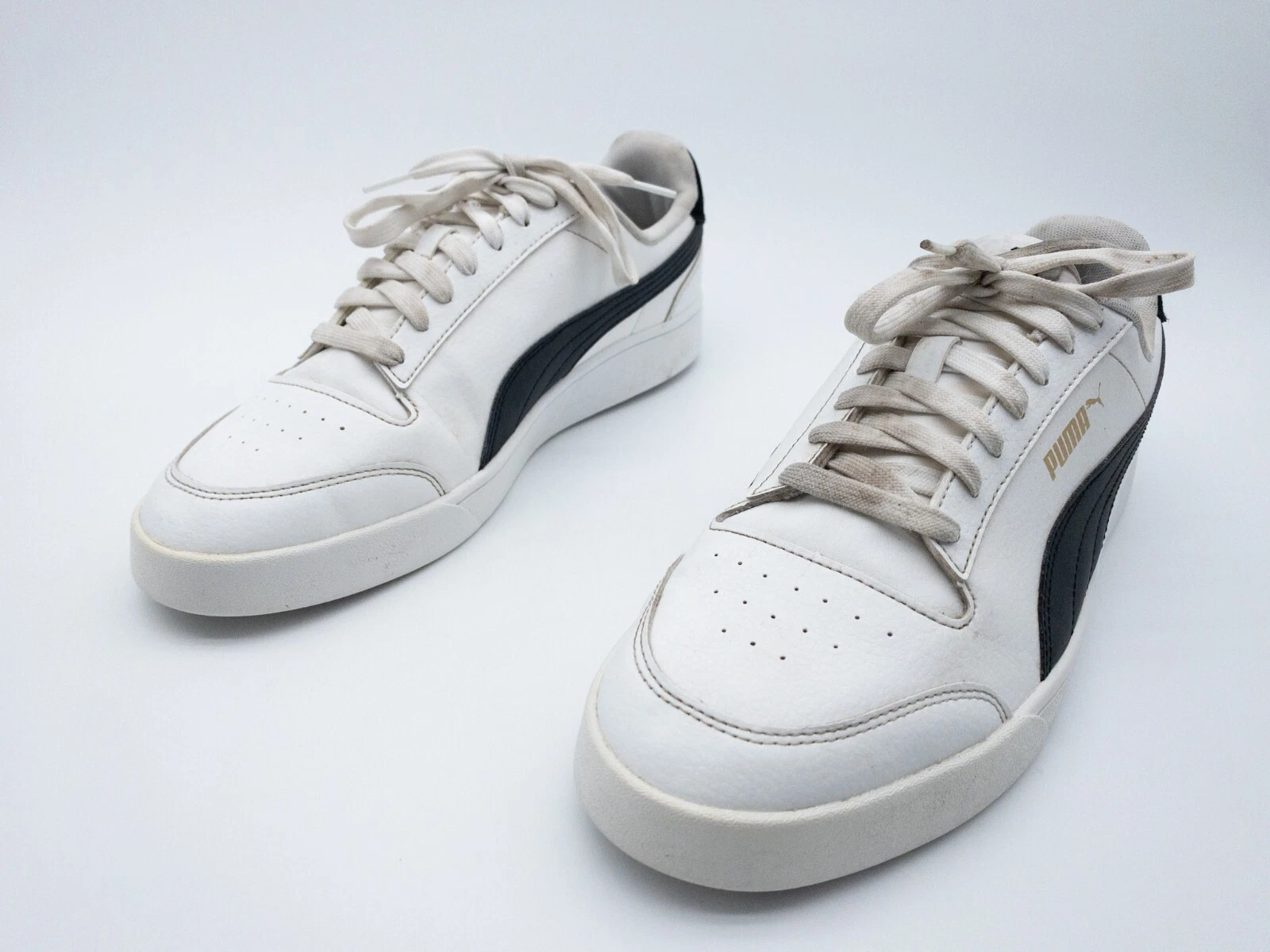 PUMA Shuffle Uomo Scarpe Tempo Libero Sneaker Bassa Bianco Gr 44 Eu Art 23098 10