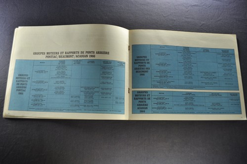 1966 GM Pontiac Beaumont Acadian Buick Towing Brochure Original French Canadian - Picture 5 of 9