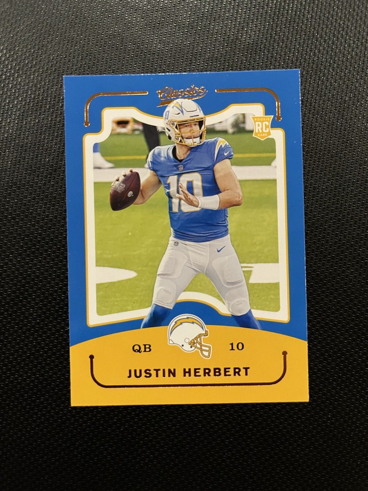 2020 Chronicles Classics Justin Herbert Rookie RC #CL-3 San Diego Chargers