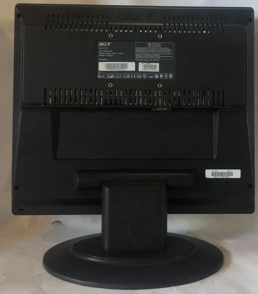 Acer AL1714 17" LCD Monitor - Image 2 of 3