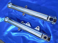 HARLEY CHROME 39mm FORK SLIDER LEGS 1988-1999 Sportster, Dyna