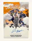 2025 Topps Chrome Donte DiVincenzo SkyWrite Signatures Auto Orange Refractor /25