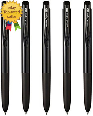 Signo RT1 Retractable Gel Ink Pen  Ultra Micro Point 0.28Mm  Rubber Grip  Black