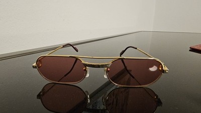 Vintage Cartier PARIS sunglasses Must Santos 53-20 130 SL#003223 made in France