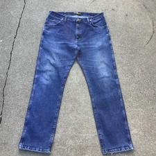 Wrangler Denim Blue Jeans Mens Size 36 x 31 George Strait Collection 47MGSDA