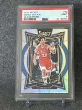 2024 Panini Select JARED McCAIN RC Rookie Silver Prizm #82 PSA 9