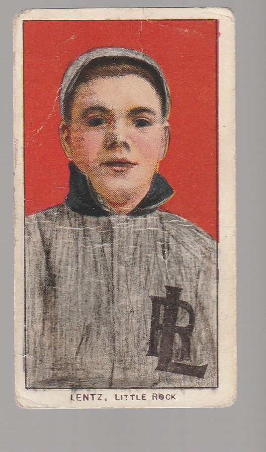 Harry Lentz 1909-11 T206 Piedmont Fact. 25 Tobacco Card Little Rock Southern Lea