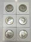 1967 Kennedy Half Dollar Silver 50C Coins Lot of 6 Uncertified Philadelphia
