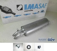 Imasaf Auspuff Endtopf +ZubehöR für Mercedes S-Klasse 280 Se+Sel W116 1978-1980