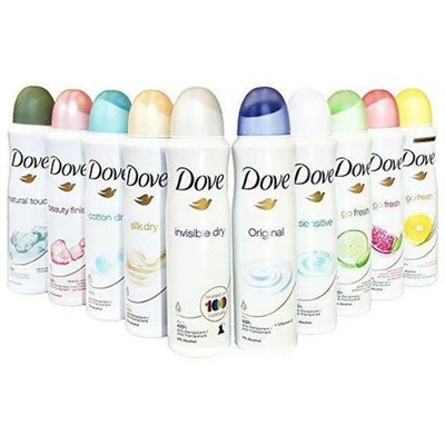 (10PK) Dove Women s Dry Antiperspirant Deodorant 150ML/5.07 FL OZ Assorted Scent