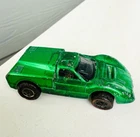 Hot Wheels Redline 1968 Ford J-Car US Green Grand Prix No Peg Stop Original Toy