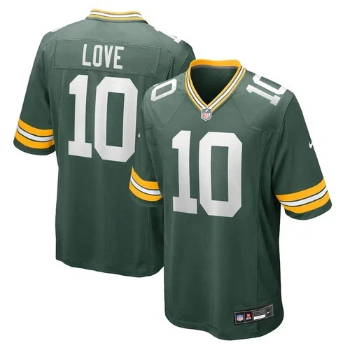 Men's Packers #10 Love Green Player Game Stitched Jersey - Image 3 of 4