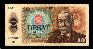 Tschechoslowakei / Czechoslovakia; P. 94); 10 Kronen / Korun von 1986
