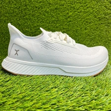 Flux Adapt Runner White Gum Mens Size 10.5 Running Athletic Walking Knit Shoes