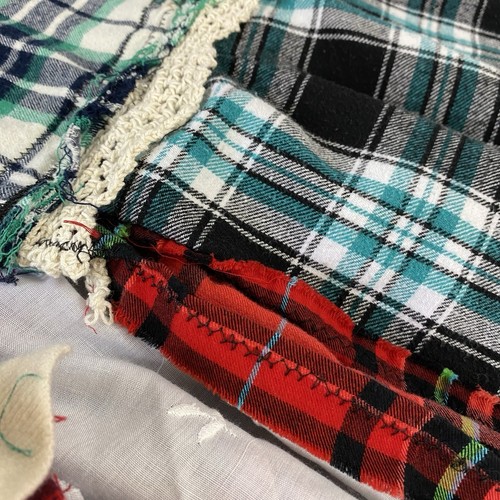 Camisa de Franela para Mujer 3X Plumero Cabaña Verde Casa Grunge Arte Upcycle Campesino - Imagen 12 de 17