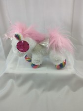 Sparkle Tales RAINBOW UNICORN ASTRA Stuffed Animal Plush Aurora NWT 12in 16750