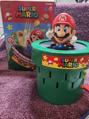 Pop Up Super Mario Game TOMY Nintendo Complete W Box Family Tabletop Game Toy