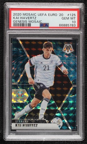 Kai Havertz [Choice Peacock Mosaic] #125 2021 Panini Mosaic UEFA Euro 2020 card