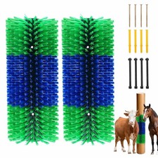 2-Pack Livestock Scratching Brush for Farm Animals - Itch Relief Tool