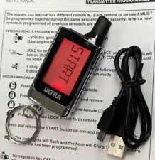 ULTRA START LCD KEYLESS ENTRY REMOTE FOB TRANSMITTER U-TX2011-2W MKYTR 1350TX