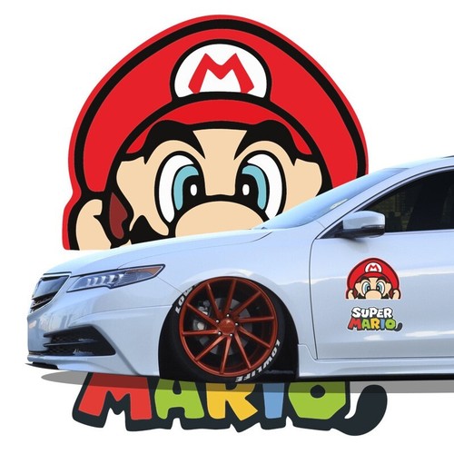 4 X Super Mario Bros Decal Stickers Vinyl Auto Car Truck SUV Window Waterproof - Picture 8 of 12