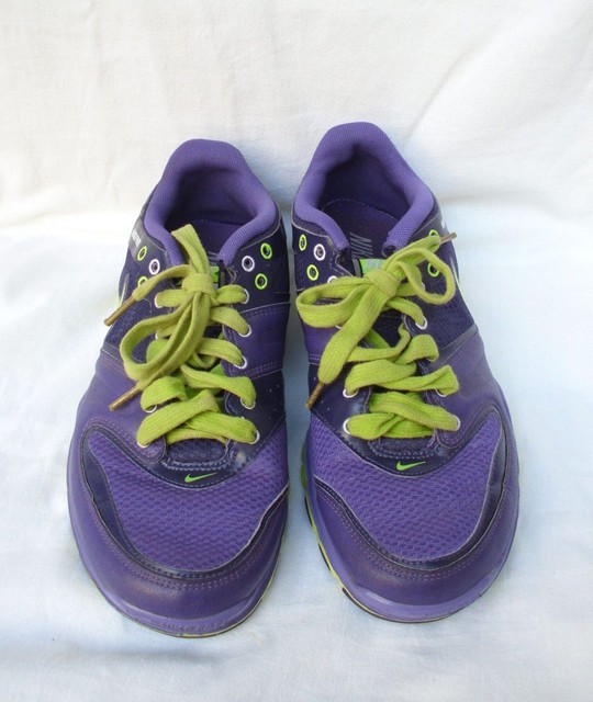 Purple Womens Nike free 8.5 Hypertr Running Training Lime Neon Green Wear | eBay