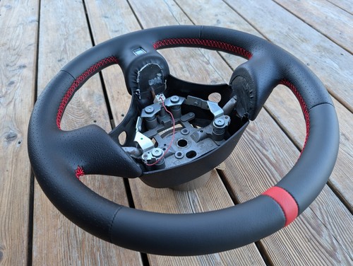 NEW LEATHER Mazda MX5 NARDI Torino Miata 1999-2005 OEM Steering Wheel THICKER - Picture 8 of 12