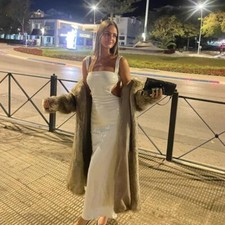 Backless Maxi Dress, High Waist Bodycon Sleeveless Robes Evening Party Vestidos