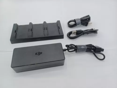 DJI Spark 3 Battery Charger Charging Hub Genuine with Mini USB Cable - Imagen 2 de 3
