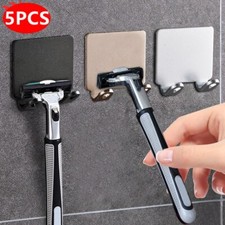 1/2/3Pcs Punch Free Razor Holder Storage Hook Wall Men Shaving Shaver Shelf