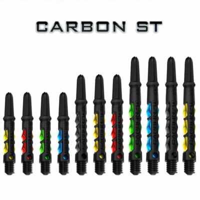     HARROWS Dart Shafts Schäfte Schaft Dartschäfte 2BA Karbon Carbon ST Schwarz