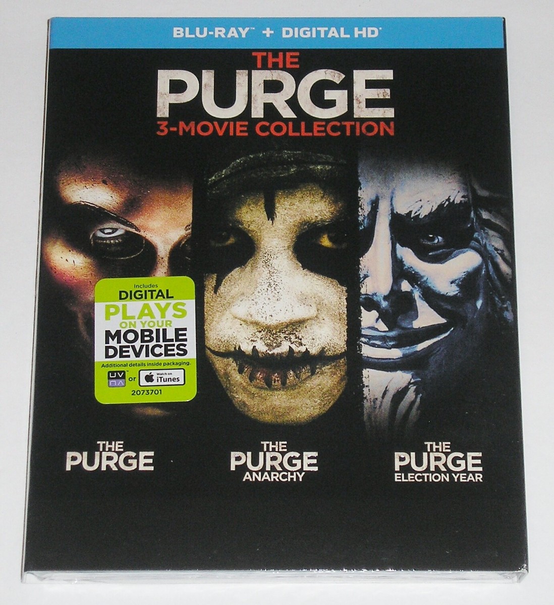 【中古】Purge: 3-Movie Collection [Blu-ray] Horror Blu-ray Set - THE PURGE 3-Movie Collection (New) | eBay