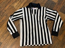Striped Referee Shirt Breathable Shirt Athletic Sports Medium Costume Halloween