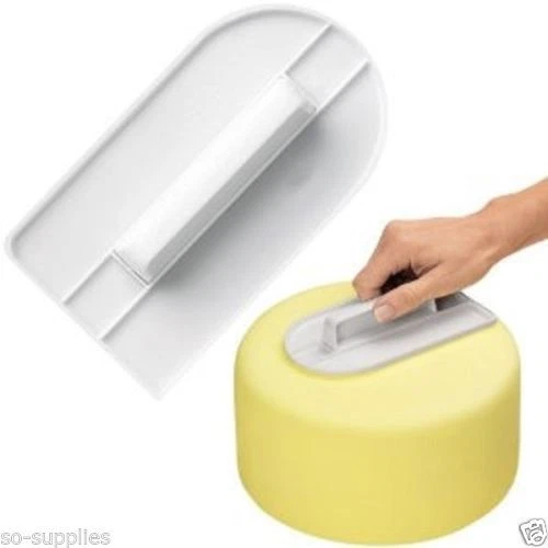 TORTENDEKORATION GLATTER PADDEL GLASUR FONDANT POLIERER FINISHER SUGARCRAFT TASSE