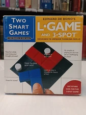 Rex Boardgame Two Smart Games  3 Spot and L-Game Box VG