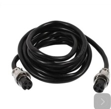 GX16 4 Pin Double Female Head Aviation Socket Connector Electrical Cable 2m