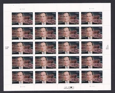 Scott #3882 Moss Hart (Broadway, Theatre) Full Sheet of 20 Stamps - MNH