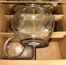 Fish Bowls 1-Case of 6, 1/2 Gallon Anchor Hocking Drum 4 L x 6.5 W x 7 H 