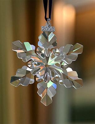 SWAROVSKI 2008 ORNAMENT-MINT IN BOX BUT NO SLEEVE OR CERTIFICATE