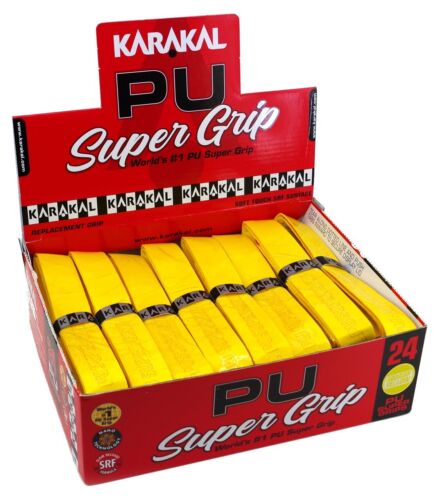Karakal PU Super Grip Squash Badminton raquette raquette poignée de remplacement 24 P - Photo 1/4