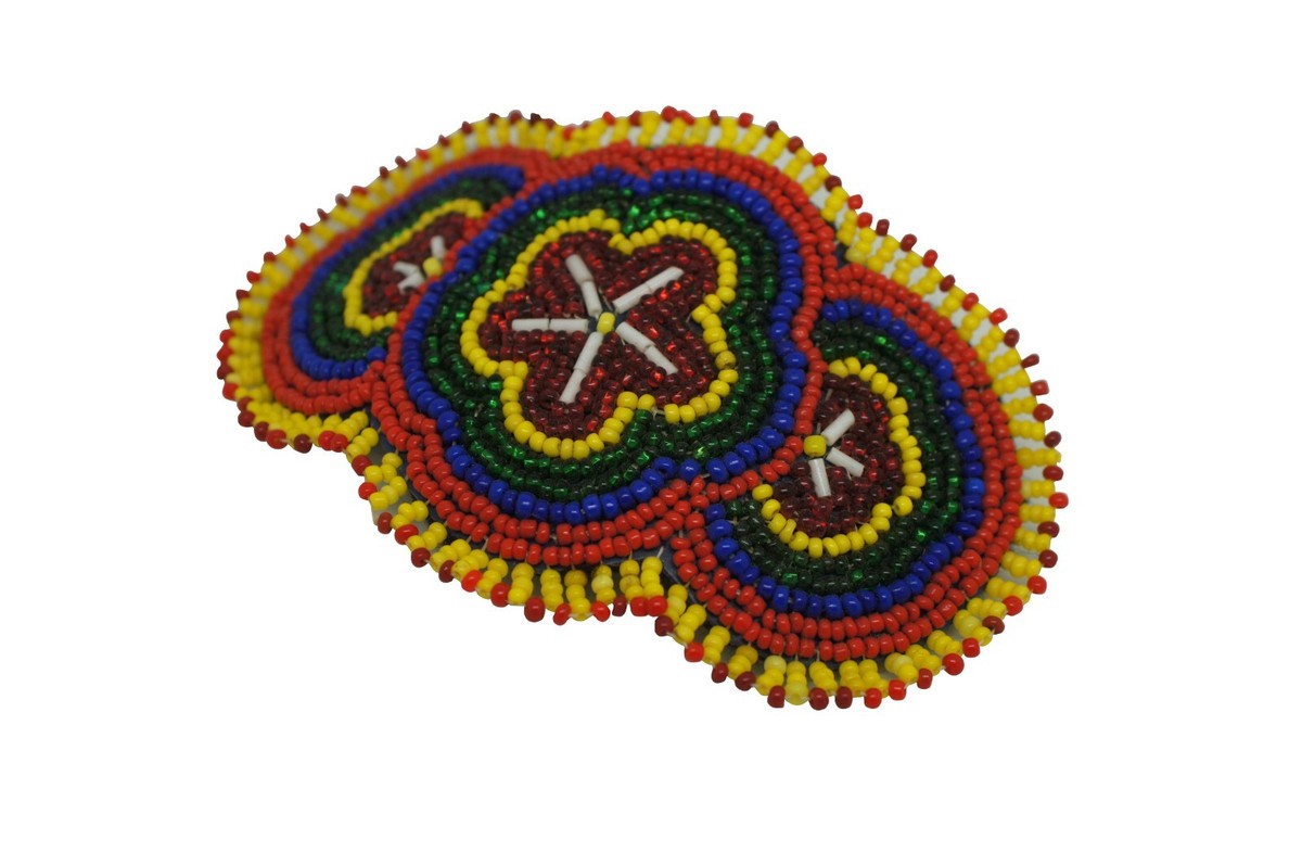 Vintage Native American Southwestern Navajo Beaded Hair Clip  display picture 1