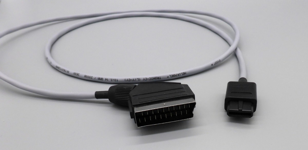 SNES RGB SCART KABEL Csync 1,5M. Handgefertigtes. Hohe Qualität